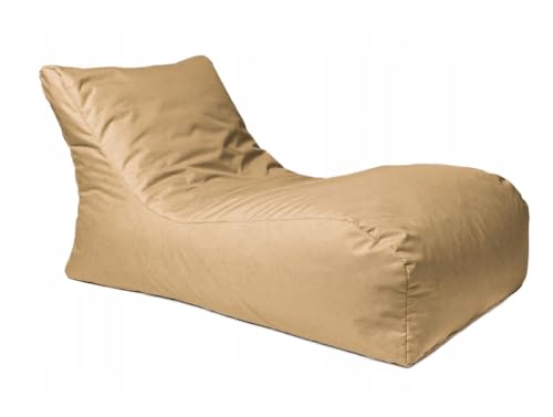 Slevobox Sitzsack Sofa XXL 60x70x125cm - XXL Sitzsack Erwachsene mit Füllung - Schlafzimmer und Wohnzimmer - Indoor & Outdoor Sitzsäcke Wasserdichter - Lounge Sessel - Bean Bag von Slevobox