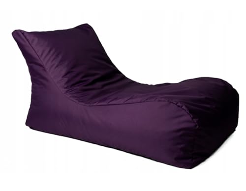 Slevobox Sitzsack Sofa XXL 60x70x125cm - XXL Sitzsack Erwachsene mit Füllung - Schlafzimmer und Wohnzimmer - Indoor & Outdoor Sitzsäcke Wasserdichter - Lounge Sessel - Bean Bag von Slevobox
