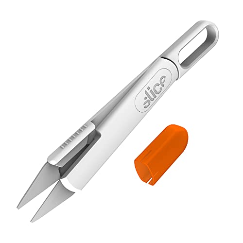 Slice 10595 Self-Opening Scissors, Easy-to-Use with Arthritis or Other Dexterity Issues, Ideal for Sewing, Tailoring & Fibre Artists - With Finger-Friendly Safety Blades von Slice