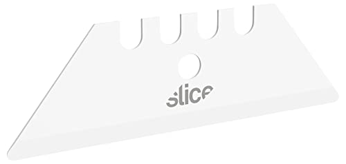 Slice 10524 Ersatzklingenset, Trapezform, Keramik (2-er Pack) weiß von Slice