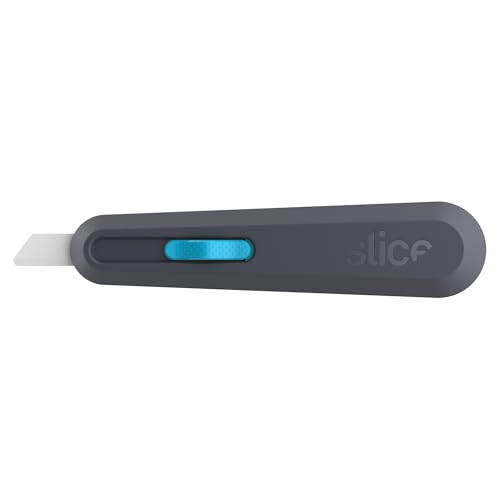 Slice 10558 Cuttermesser mit Smart Retract Klinge • Automatischer Klingenrückzug bei Kontaktverlust • Sicherheitsmesser mit Pull-Schieber • Doppelseitige Keramikklinge • Beidhändig nutzbar von Slice