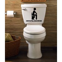 Abnehmbare Diy Toilettensitz Download Bad-Kunst-Vinyl-Home Aufkleber Dekor Wandaufkleber von SlickSticker