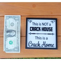 Dies Ist Kein Risshaus Dies Ein Riss Home Wand Deko Schild Wärmendes Geschenk Lustig von SlickSticksLLC