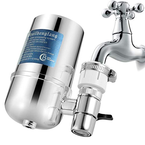 Wasserfilter Wasserhahn, Slickbox Prämie Wasser Filtersystem Tischwasserfilter mit Wasser Filterkartuschen, Küchenzubehör für Gesunder Lebensstil von Slickbox