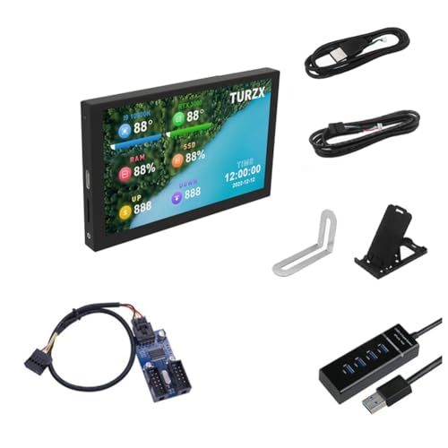 Slicooken 5 IPS USB Dynamic Secondary Screen LCD Monitor Display Typ-C Computer Sub-Screen Frei AIDA64 Schwarz Slicooken 5 IPS USB Dynamic Secondary Screen LCD Monitor Display Typ-C Computer Sub-Screen Frei AIDA64 Schwarz von Slicooken