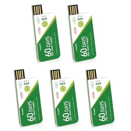 Slicooken 5X 60 USB-Temperaturdatenlogger -30 ℃-+60 ℃ Bericht mit App IP67 Einweg-Hochpräzisionsrekorder mit Warnung Slicooken 5X 60 USB-Temperaturdatenlogger -30 ℃-+60 ℃ Bericht mit App IP67 Einweg-Hochpräzisionsrekorder mit Warnung von Slicooken