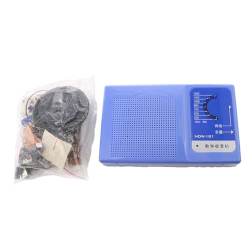 Slicooken Elektronische Röhrchen -Radio -Kit -Teile DIY Unterrichtsschweißpraxis Training Produktionsmaterialien Unterricht Produktionskit Super Heterodyne Radio Receiver 6 Transistor Schema von Slicooken