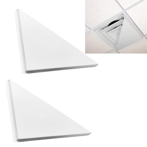 Slicooken Für 2'X2 'Deckenluftdiffusorverpackung Von 2 Baseboardluft-Deflektor-Ecke Luftdiverter von Slicooken