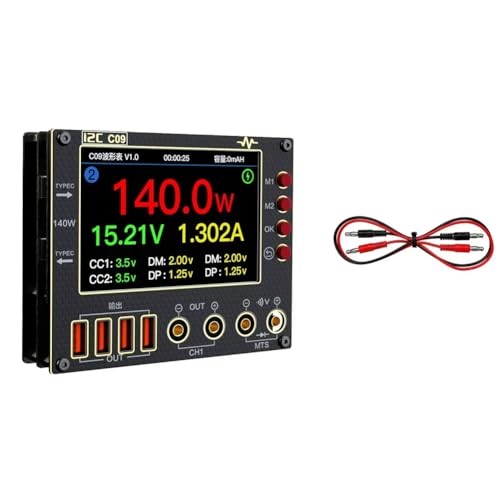 Slicooken I2C C09-Spannung und Strom Tester 4 0-40 V Eingang Dual Channel Intelligente Digitalanzeigemodus B Slicooken I2C C09-Spannung und Strom Tester 4 0-40 V Eingang Dual Channel Intelligente Digitalanzeigemodus B von Slicooken