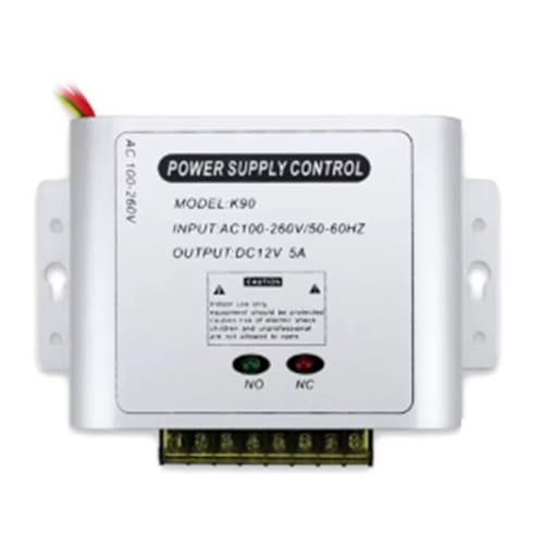 Slicooken Mini AC 100-260 V Zugangskontroll-Netzteil-Controller DC 12 V 5 A Zugangskontroll-Zeitverzögerungs-Netzteil von Slicooken
