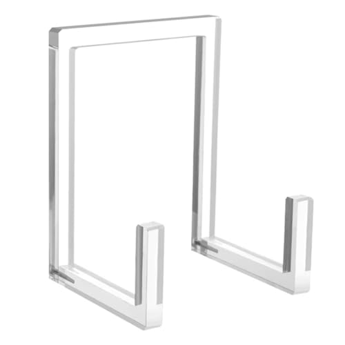 Slicooken Tellerst?nder Zur Pr?sentation, Quadratischer Halter Aus Transparentem Acryl, Tischst?nder f¨¹r Bilderrahmen, Staffelei f¨¹r B¨¹Cher, 1 Packung Slicooken Tellerst?nder Zur Pr?sentation, Quadratischer Halter Aus Transparentem Acryl, Tischst?nder f¨¹r Bilderrahmen, Staffelei f¨¹r B¨¹Cher, 1 Packung von Slicooken