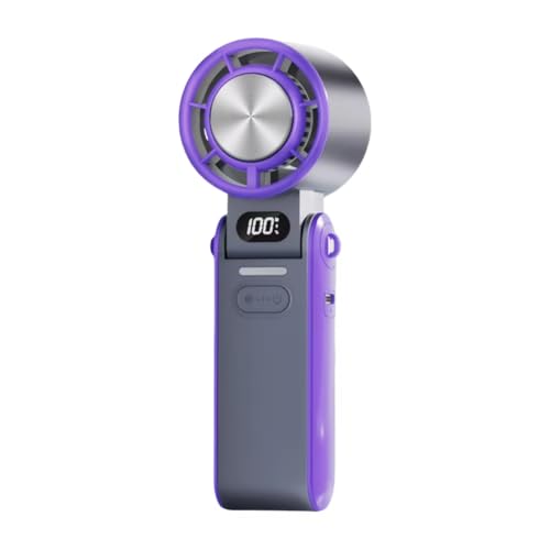 Slicooken Tragbarer Handheld-L¨¹fter 100-Level-Geschwindigkeitskontrolle im Freien Mini-K¨¹hll¨¹fter von Slicooken
