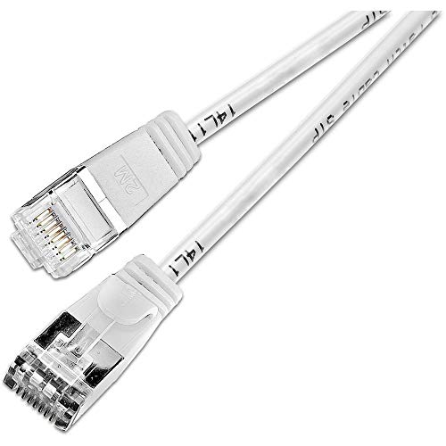 Slim Wirewin PKW-LIGHT-STP-K6 1.0 WS RJ45 Netzwerkkabel, Patchkabel CAT 6 U/FTP 1.00m Weiß 1St. von Slim Wirewin