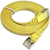 Slim Wirewin PKW-STP-SLIM-KAT6 2.0 GE RJ45 Netzwerkkabel, Patchkabel CAT 6 U/FTP 2.00m Gelb flach 1S von Slim Wirewin