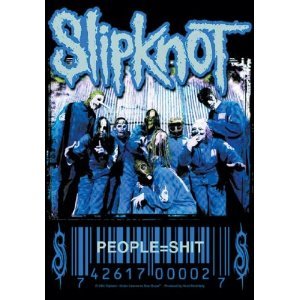 Slipknot PosterflaggePeople Shit Fahne Poster Flagge Textilposter 75x110cm Flag von Slipknot