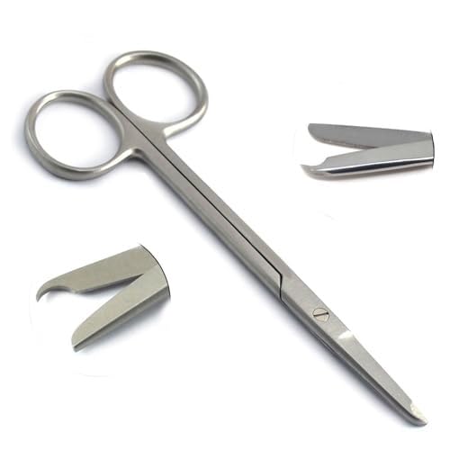 SLITETECH® "Präzise Fadenschere nach Littauer - 14 cm Ligaturschere für einfaches Fadenziehen, Ideal für Ligaturen und feine Fäden"(stich spencer Scissor) von Slite Tech Instruments