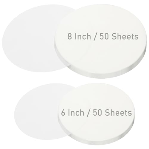 100 Blatt Runde Backpapier für Heißluftfritteuse, 15/20CM Airfryer BBQ Papier Antihaft Hitzebeständig Pergamentpapier Burger Papier Deli Wrap Papier für Ofen, Luftfritteuse, Bratpfanne,Grill,Fritteuse 100 Blatt Runde Backpapier für Heißluftfritteuse, 15/20CM Airfryer BBQ Papier Antihaft Hitzebeständig Pergamentpapier Burger Papier Deli Wrap Papier für Ofen, Luftfritteuse, Bratpfanne,Grill,Fritteuse von Sliverdew