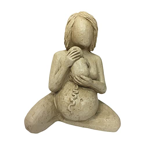 Geburtsfrau Skulptur Schwangere Frauen Figuren Statue Kunsthandwerk Geburtsfrau-Harzornamente, wasserdichte Frauen Mütter Figur für Wohnkultu von Sloane