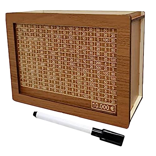 Gegengeldbank | Vintage Wiederverwendbare Thekenspardose,Leichte Geldaufbewahrungsbox als Geschenke für Weihnachten, Geburtstag, Kindertag und Neujahr Gegengeldbank | Vintage Wiederverwendbare Thekenspardose,Leichte Geldaufbewahrungsbox als Geschenke für Weihnachten, Geburtstag, Kindertag und Neujahr von Sloane