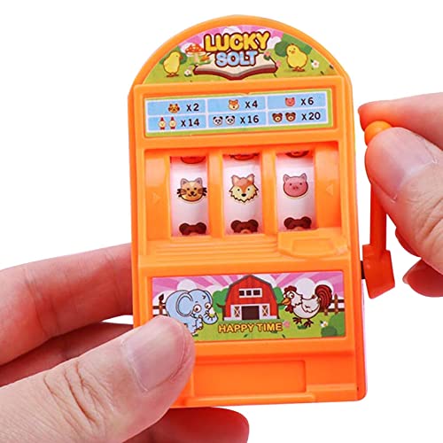 Glücksspielautomat | Mini Coin Bank Slot Toy Machine Spielzeug mit Griffen - Realistisches zufälliges elektronisches Tisch-Casino-Spielzeug-Geschenk für Kinder, Freunde, Familie Glücksspielautomat | Mini Coin Bank Slot Toy Machine Spielzeug mit Griffen - Realistisches zufälliges elektronisches Tisch-Casino-Spielzeug-Geschenk für Kinder, Freunde, Familie von Sloane