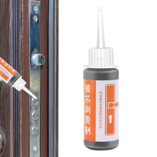 Graphit-Schlossschmiermittel | Türscharnierfett Graphitpulver - Lock Grease Quietschendes Türöl, Schmieröl für Türscharniere, 2 fl oz Flüssiggraphit Graphit-Schlossschmiermittel | Türscharnierfett Graphitpulver - Lock Grease Quietschendes Türöl, Schmieröl für Türscharniere, 2 fl oz Flüssiggraphit von Sloane