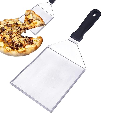 Pizzaschaber | Pizzaschaber, Schaufel, Paddel,Tragbarer Pizzawender aus Edelstahl, Pizzaofen-Zubehör für Teig, Salat, Gebäck, Brot von Sloane