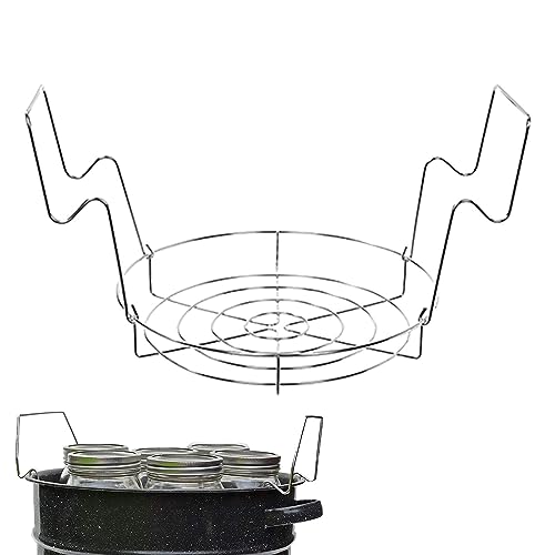 Sloane Einmachregal - Einmachregal für Suppentopf,Edelstahl-Einmachgestell, Dampfgarer-Gestell für Töpfe, Einmachglas-Gestell zum Einmachen im Wasserbad oder zum Einmachen unter Dr Sloane Einmachregal - Einmachregal für Suppentopf,Edelstahl-Einmachgestell, Dampfgarer-Gestell für Töpfe, Einmachglas-Gestell zum Einmachen im Wasserbad oder zum Einmachen unter Dr von Sloane