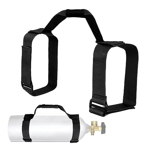 Tauchflaschenhalter,Tauchluftflaschen-Tauchzubehör - Trägergurthalter für kleine Tan mit ergonomischem Griff, verstellbar und rutschfest für den Außenbereich Tauchflaschenhalter,Tauchluftflaschen-Tauchzubehör - Trägergurthalter für kleine Tan mit ergonomischem Griff, verstellbar und rutschfest für den Außenbereich von Sloane