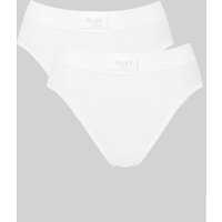 sloggi Jazz-Pants Slips "Double Comfort Tai 2P", (Packung, 2 St.), mit Logo am Bund von Sloggi