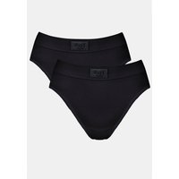 sloggi Jazz-Pants Slips "Double Comfort Tai 2P", (Packung, 2 St.), mit Logo am Bund von Sloggi