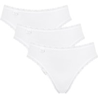 sloggi Taillenslip "24/7 Cotton Lace Tai C3P", (3er Pack), feines Spitzenbündchen, flache Nähte von Sloggi