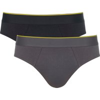 sloggi Midislip "men EVER Airy Brief C2P", (2er Pack), Herrenslip, Brief mit atmungsaktivem Mesh von Sloggi