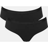 sloggi Hipster "GO Casual", (2er Pack), weich, atmungsaktiv, Baumwollmix, elastischer Logo-Bund von Sloggi