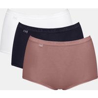 sloggi Maxislip "Basic+", (3er Pack), Baumwollmischung, weiche Nähte, Single Jersey von Sloggi