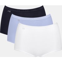 sloggi Maxislip "Basic+", (3er Pack), Baumwollmischung, weiche Nähte, Single Jersey von Sloggi
