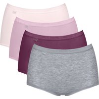 sloggi Maxislip "Basic+", (4er Pack), Baumwollmischung, weiche Nähte, hohe Taille, elastisch von Sloggi