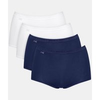 sloggi Maxislip "Basic+", (4er Pack), Baumwollmischung, weiche Nähte, hohe Taille, elastisch von Sloggi