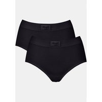 sloggi Maxislip "Double Comfort" 2er Pack, Baumwollmix, elastisch, weich, sportlicher Look, atmungsaktiv von Sloggi