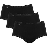 sloggi Midislip "24/7 Cotton Lace", (3er Pack), mit zarter Spitze, Baumwollmischung. blickdicht, hüftiger Schnitt von Sloggi