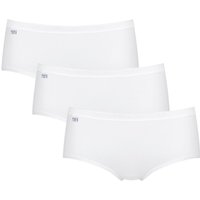 sloggi Midislip "Basic+" 3er Pack, Baumwolle, klassischer Stil, bequem, mittelhoher Bund, Softnähte von Sloggi