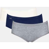 sloggi Midislip "Basic+" 3er Pack, Baumwollmix, klassischer Stil, mittelhoher Bund, Softnähte sloggi Midislip "Basic+" 3er Pack, Baumwollmix, klassischer Stil, mittelhoher Bund, Softnähte von Sloggi
