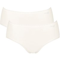 sloggi Midislip "GO", (2er Pack), zarte Spitzendetails, weich von Sloggi