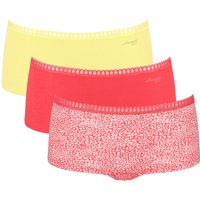 sloggi Panty "GO Crush Short C3P", (3er Pack), mit Spitzendetails von Sloggi
