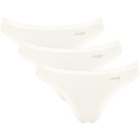 sloggi String "GO Crush" 3er Pack, mit Spitzendetails, uni, gemustert von Sloggi