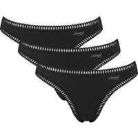 sloggi String "GO Crush" 3er Pack, mit Spitzendetails, uni, gemustert von Sloggi