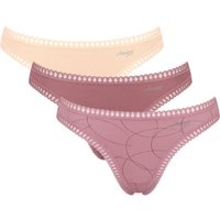 sloggi String "GO Crush" 3er Pack, mit Spitzendetails, uni, gemustert sloggi String "GO Crush" 3er Pack, mit Spitzendetails, uni, gemustert von Sloggi