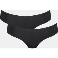 sloggi String "ZERO Microfibre 2.0", (2er Pack), nahtlos, gewellte Abschlüsse, ultraleicht, Hipster-Stil von Sloggi