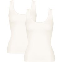 sloggi Unterhemd "GO" 2er Pack, 2 tlg., zarte Spitzendetails, tiefer Rundhals-Ausschnitt, breite Träger, weich sloggi Unterhemd "GO" 2er Pack, 2 tlg., zarte Spitzendetails, tiefer Rundhals-Ausschnitt, breite Träger, weich von Sloggi