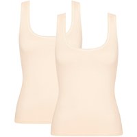 sloggi Unterhemd "GO Tank Top C2P", (2 St., 2er Pack), zarte Spitzendetails von Sloggi