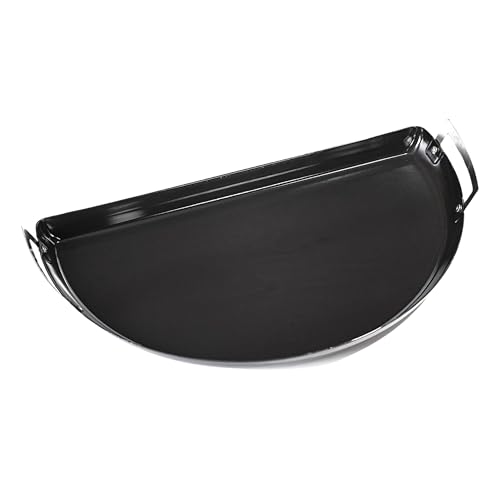 Slow 'N Sear SnS Grills Porzellan Drip 'n Roast Pan für Kugelgrillen, All-in-One Carbonstahl mit schwarzer Porzellanbeschichtung, Tropf- und Bratenzubehör, 55,9 cm Grillpassform von Slow 'N Sear